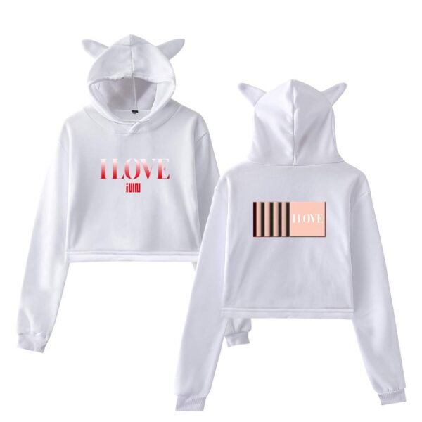 Gidle Cropped Hoodie #5 - Image 2