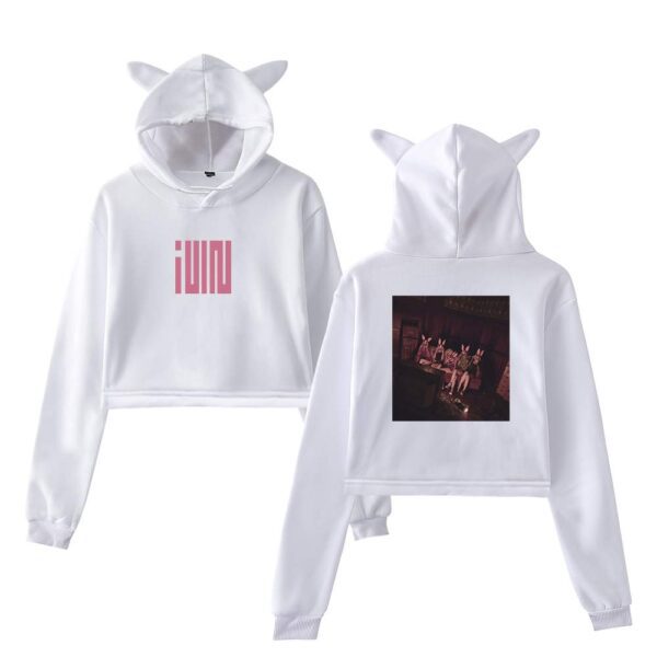 Gidle Cropped Hoodie #6