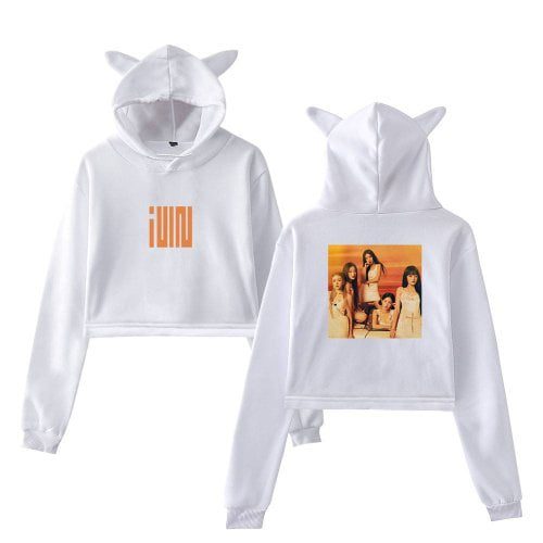 Gidle Cropped Hoodie #8