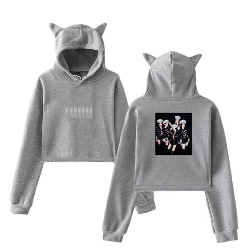 Gidle Cropped Hoodie #12