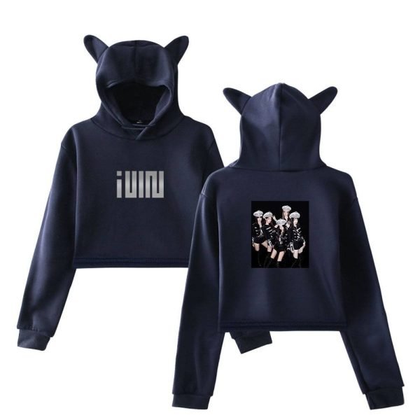 Gidle Cropped Hoodie #12 - Image 4