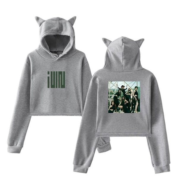 Gidle Cropped Hoodie #11 - Image 4