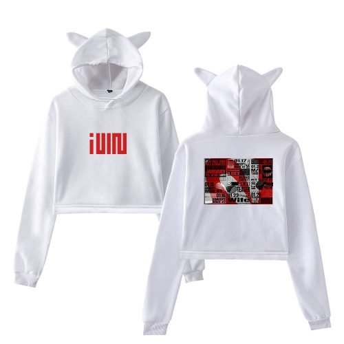 Gidle Cropped Hoodie #10