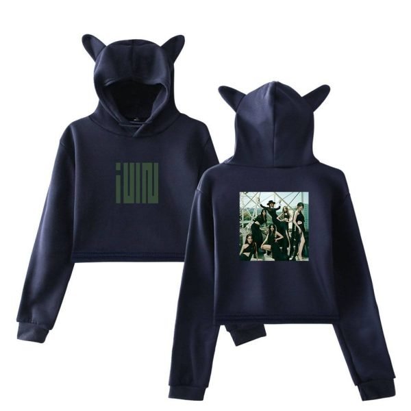 Gidle Cropped Hoodie #11